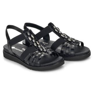 Sandały damskie Remonte D4062-00 BLACK Remonte D4062-00 BLACK sandały damskie czarne
