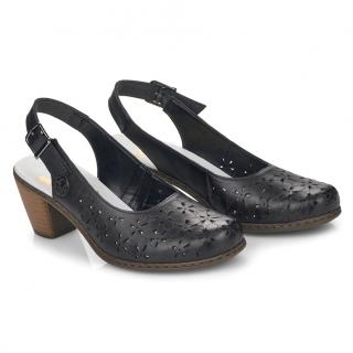 Sandały damskie Rieker 40981-00 BLACK Rieker 40981-00 BLACK sandały damskie czarne