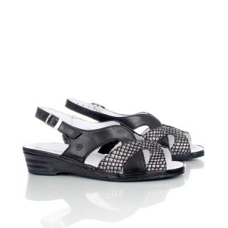 Sandały damskie Suave 710036-01 Sandały damskie Suave 710036-01 czarne