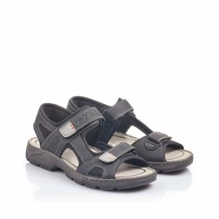 Sandały męskie Rieker 26156-02 BLACK Sandały męskie Rieker 26156-02 BLACK czarne