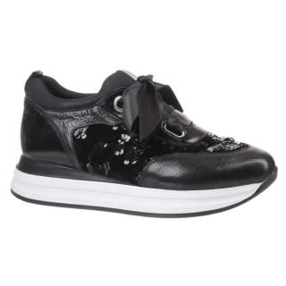 Sneakersy damskie Aspena 6T-20895 Aspena 6T-20895 sneakersy damskie czarne