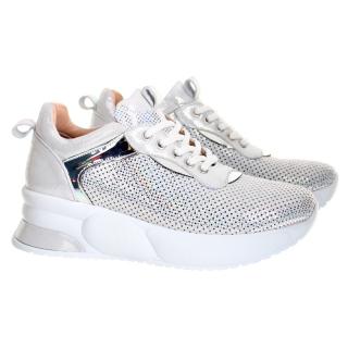 Sneakersy damskie Bombonella 9T-0073 2185 SREBRNE Sneakersy damskie Bombonella 9T-0073 2185 SREBRNE