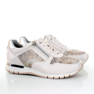 Sneakersy damskie Caprice 9-23601-26 287 LT GREY SNACK.C Sneakersy damskie Caprice 9-23601-26 287 LT GREY SNACK.C szare ecru