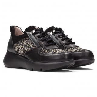 Sneakersy damskie Hispanitas HI00603 SOHO-I20 BLACK JACQUARD-I20 BLACK Hispanitas HI00603 SOHO-I20 BLACK JACQUARD-I20 BLACK sneakersy damskie