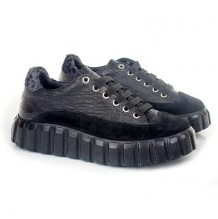Sneakersy damskie Venezia 1621252 S-L BLAC Venezia 1621252 S-L BLAC sneakersy damskie czarne