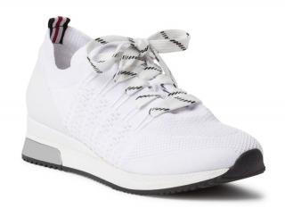 Sneakersy półbuty damskie Marco Tozzi 2-23750-34 197 Marco Tozzi 2-23750-34 197 WHITE COMB sneakersy półbuty damskie białe