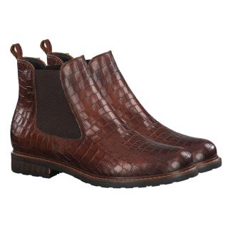 Sztyblety damskie Tamaris 1-25056-27 308 COGNA.LEA.STR. Tamaris 1-25056-27 308 COGNA.LEA.STR. sztyblety damskie brązowe