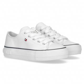 Trampki damskie Tommy Hilfiger T3A4-32118-0890100 Tommy Hilfiger T3A4-32118-0890100 trampki damskie białe