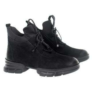 Trzewiki damskie Aspena 3T-5000 BLACK Aspena 3T-5000 BLACK trzewiki damskie czarne
