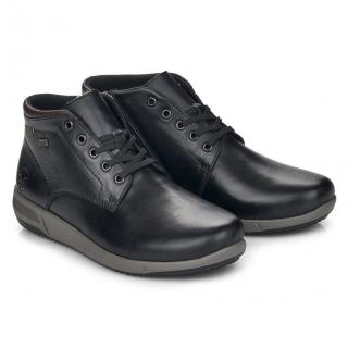 Trzewiki męskie wodoodporne Rieker F0931-00 BLACK Rieker F0931-00 BLACK trzewiki męskie wodoodporne czarne