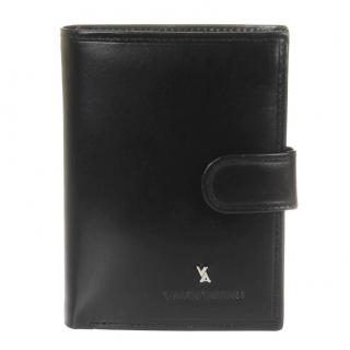 Valentiniano VA 7680278-5 BLACK portfel męski skórzany Valentiniano AV 7680278-5 BLACK portfel męski skórzany czarny