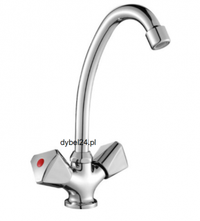 Bateria NORM zlewozmywakowa stojąca ceramik chrom NORM bateria zlewozmywakowa stojąca