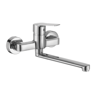 BORGO bateria zlewozmywakowa ścienna chrom (BKB 080D) BORGO bateria zlewozmywakowa ścienna chrom
