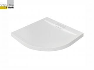 BRODZIK 80x80x2,5 PÓŁOKRĄGŁY AXIM ULTRASLIM POSADZKOWY BESCO BRODZIK PÓŁOKRĄGŁY  ULTRASLIM