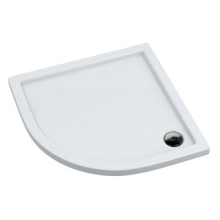 Brodzik Akrylowy Corrina  Półokrągły 80x3x5 cm Posadzkowy Schedpol Brodzik Akrylowy Półokrągły posadzkowy