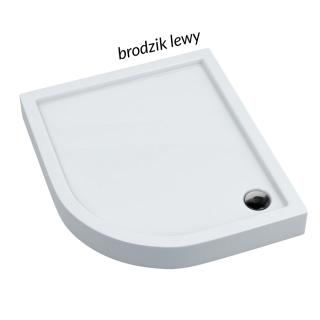 COMPETIA brodzik akrylowy asymetryczny 85x120x14x3 lewy Schedpol COMPETIA brodzik akrylowy asymetryczny