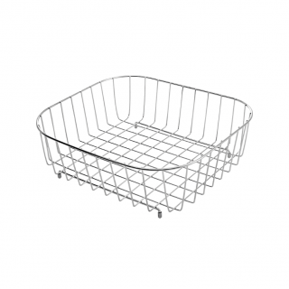 Koszyk metalowy chromowany do zlewów 35x32x11 cm Osączarka koszyk metalowy do zlewów