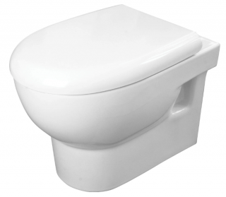 Miska WC AVIS bezkołnierzowa z deską wolnoopadającą Miska WC AVIS bezkołnierzowa