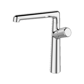 Pretto  bateria zlewozmywakowa chrom stojąca z wylewką L chrom Laveo Pretto  bateria zlewozmywakowa chrom