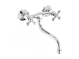 STILO BATERIA ZLEWOZMYWAKOWA RETRO ŚCIENNA KUCHINOX STILO BATERIA ZLEWOZMYWAKOWA RETRO ŚCIENNA