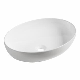 Umywalka 54x39x13,5 Desna owalna nablatowa ceramiczna