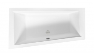 Wanna akrylowa INTIMA asymetryczna lewa 150 cm x 85 cm Besco Wanna akrylowa INTIMA asymetryczna lewa