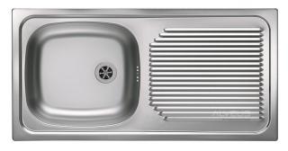 ZLEWOZMYWAK BASIC 60 LEN STALOWY WPUSZCZANY ALVEUS ZLEWOZMYWAK BASIC 60  LEN