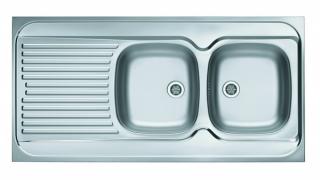 Zlewozmywak Classic 100 prawy len 120x60x14,5cm  Alveus Zlewozmywak Classic 100 prawy len