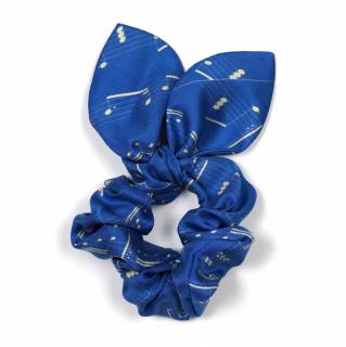Gumka z kokardą bunny ear w nuty