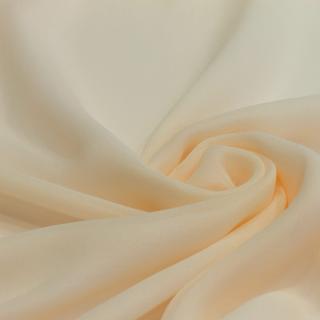 Jasnomorelowy jedwabny szal żorżeta, szal do sukienki 200x65 cm