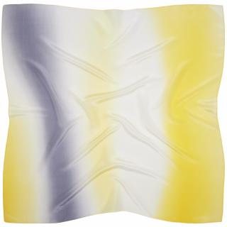 "Słoneczny pył 2", apaszka jedwabna, cieniowana,85x85cm