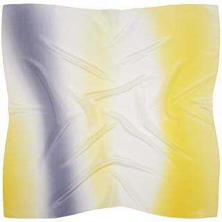 "Słoneczny pył", apaszka jedwabna, cieniowana, 85x85cm