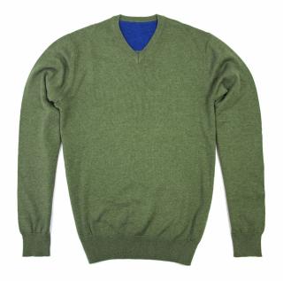 ST-009 Sweter Męski Jasny Zielony