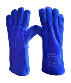 Rękawice spawalnicze niebieskie M-GLOVE HERCULES 11