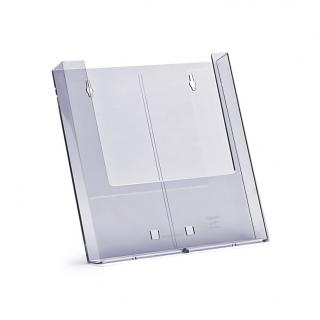 Kieszeń, stojak na ulotki A4 plexi odlewany do powieszenia W230