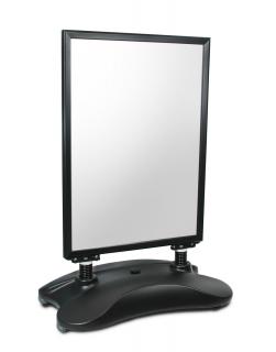 Potykacz reklamowy Waterbase Black A1 OWZ dwustronny