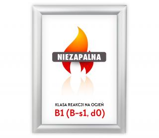 Rama zatrzaskowa owz A4 niezapalna, ognioodporna