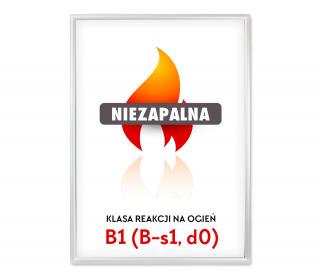 Rama zatrzaskowa owz B1 niezapalna, ognioodporna