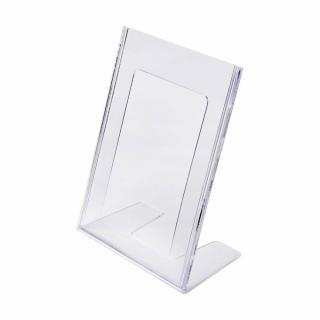 Stojak informacyjny typu L A5 pionowo plexi odlewany LA5P