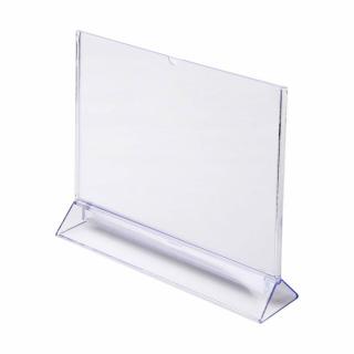 Stojak informacyjny typu T A4 poziomo plexi odlewany TA4L