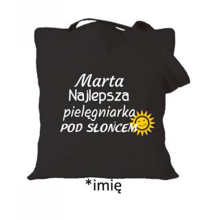 (imię) najlepsza pielęgniarka pod słońcem Czarny