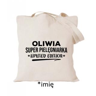 (imię) super pielęgniarka limited edition Czarny