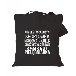 Jam jest władczyni kroplówek królowa pigułek strażniczka zdrowia jam jest pielęgniarka Ecru