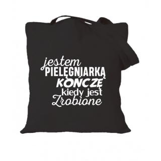 Jestem pielęgniarką kończę kiedy jest zrobione Czarny