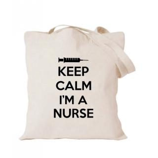 Keep calm I'm a nurse Ecru
