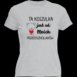 Ta koszulka jest od moich przedszkolaków