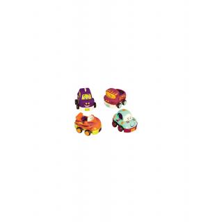 4 miękkie autka z napędem Wheeee-ls! B.Baby B.Toys