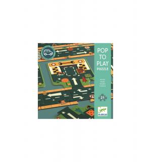 Puzzle podłogowe Ulice Djeco