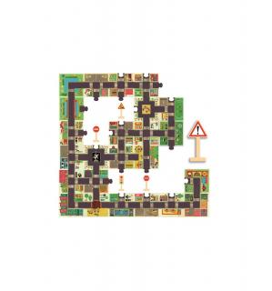 Puzzle Ulice Miasta ze znakami drogowymi Djeco