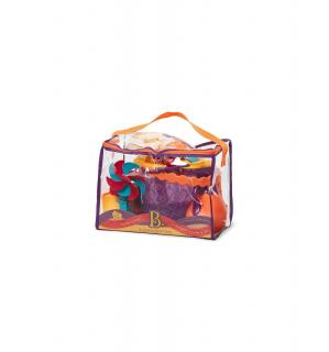 Wiaderko zabawki do piasku w torbie orange B.Toys